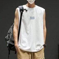 류룡 남성 캐주얼 라운드 스포츠 나시 민소매 티셔츠 룡 남성 캐주얼 라운드 스포츠 나시 민소매 티셔츠