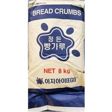 식자재 마른 건식 재쇼핑몰 포대 식자제 빵가루 8kg 에버 정든 분말 업소용 !Izus, 1개