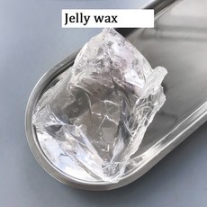 DIY 양초 만들기용 천연 콩 무연 심지 수제 선물 흰색 밀랍 1kg, 1kg Jelly wax, 1개