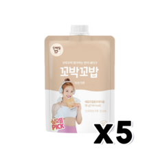 꼬박꼬밥 미숫가루 식사대용 단백질쉐이크 38g x 5개