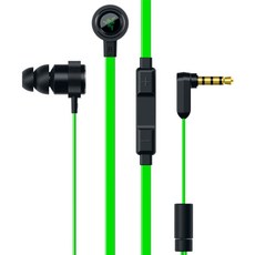 Razer Hammerhead Pro V2 유선 이어폰 3.5mm 그린 이어셋