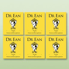  닥터이안 강아지 종합영양제 2Set 6Set 노견 관절 슬개골 심장 심혈관 신장 간 호흡기 기관지협착증 기침 면역 피부 특허 영양제, 6개 