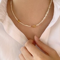 진주토글바목걸이