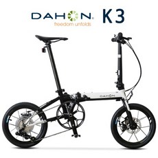 [DAHON공식수입]다혼 K3 K3 PLUS (MINI349) QIX D3 14인치 16인치 폴딩 미니벨로 100%완조립, 블루, 1개