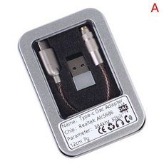 꼬다리dac 휴대용dac 끝판왕 2세트 USB 타입 C ~ 3.5mm DAC 앰프 이어폰 앰프 디지털 디코더 AUX 오디, 01 A