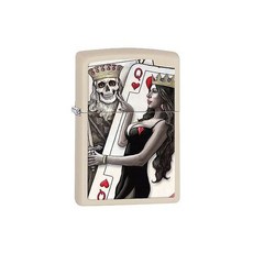 스컬 킹과 섹시 퀸 뷰티가 있는 지포 방풍 라이터 29393 인 박스 590307