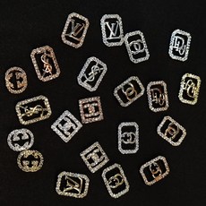 러블리요미 프리미엄 브랜드 로고 명품 네일파츠(30종), 5-rose gold