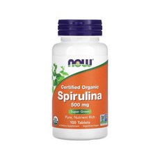 나우푸드 스피루리나 500mg 100정, 2개