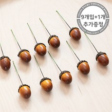 REAL 모조야채 모형채소 가짜 소품, 채소모형_도토리열매(9개입_1개 증정) -6개