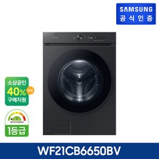 삼성 BESPOKE 그랑데 세탁기 AI 21 kg WF21CB6650BV