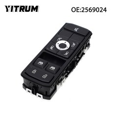 YITRUM 2569024 파워 마스터 컨트롤 윈도우 스위치 리프터 스카니아 트럭 R S NGT 5, 1개