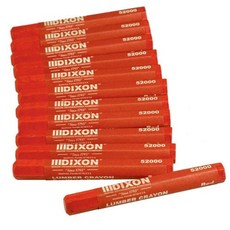 Dixon 52000 Lumber Marking Crayons Red 12-Pack Dixon 52000 목재 마킹 크레용 빨간색 12팩
