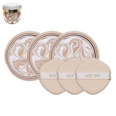 에이지20s 팩트 에이지투웨니스 아이디 ID 다이아 에디션 에센스 커버팩트, 21호 리필, 3개