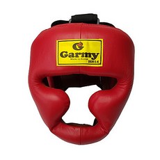 가미복싱 [Garmy] 가미 연습용 천연소가죽 헤드기어 #H814, 레드