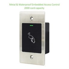 금속 미니 방수 RFID 리더 키리스 도어 오프너 출입 통제 내장 지문 IP66, 01 XM-E2
