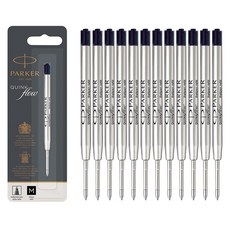 파카 큉크플로우 리필심 흑색 M 1.0mm 12개입, 12개