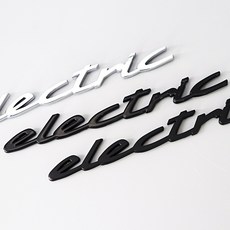24년 일렉트릭레터링 electric 사이드엠블럼 포르쉐 타이칸 마칸 electric