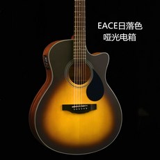 기타 kepma EDCEAC민요 입문 입문자 41inch콘덴서 나무 초보자 학생 여성남성, T08-EACE해가지다 색전함