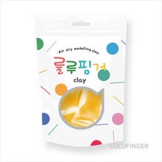 [룰루핑거] 룰루핑거클레이 단체용 (10g 30개) 노랑 1C-01-302, 클레이_단체용노랑