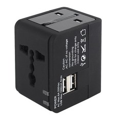 NEXT-005TC 해외 여행용 올인원 멀티 플러그 USB 2포트, 1개