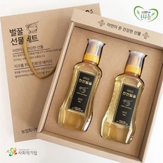 아카시아꿀 지리산 천연 벌꿀 선물세트 2호, 2개, 500g