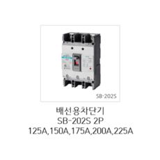 [서울산전주식회사] 산업용 배선용차단기 SB-202S 2P200A 25kA 표준형 차단기 MCCB 서울산전배선차단기, 1개