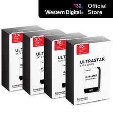 WD유통사 WD ULTRASTAR 20TB 울트라스타 HC560 패키지 4PACK 3년