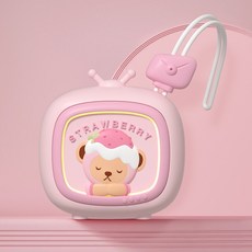 d.b All 디브올 TV 캐릭터 휴대용 USB 충전식 손난로, 핑크
