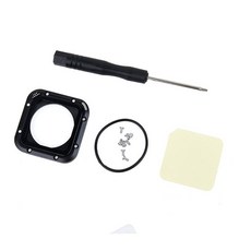 Gopro hero 5/4 세션 용 교체 렌즈 커버 gopro hero4 hero5 세션 액세서리 용 알루미늄 합금 렌즈 캡 보호, 01 Blcak