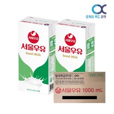 서울우유 멸균우유 팩 1000mlx10개, 1000ml