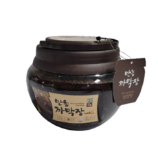 까막장1.7KG / 2개 강원도 까만 된장 촌막장 숙성된장 2개, 1.7kg