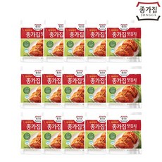 [종가집] 맛김치80g(파우치)x15EA(소포장), 80g, 15개