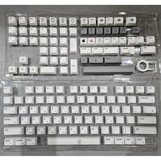 New 사과 키캡 PBT XDA 염료승화 영문/한글