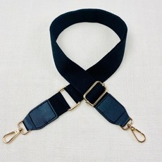 헤세드 38mm 캔버스 가방 스트랩 가방숄더 크로스가방끈, 블랙, 1개 - 캔버스가방스트랩