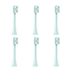 SOOCAS 교체용 칫솔 소닉 전동 부드러운 강모 X5 6 8 개, 6개