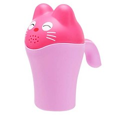 NMT 패션 크리 에이 티브 베이비 샤워 물 컵 사랑스러운 샤워 샴푸 컵 목욕 세척 컵 샴푸 린서 핸들 (핑크) - P0170088GR7L682, 기본