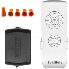 스마트 WiFi 천장 선풍기 리모컨 키트 범용 음성으로 제어 3 속도 12 타이밍 Alexa Google 어시스턴트 라이프 앱과 호환 허브 필요 없음, RF(Hi-power)
