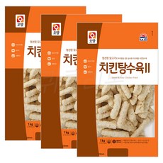 [퀴클리몰] 사조오양 치킨 탕수육 1kg, 3개