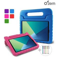 오젬 Ozem 갤럭시탭A6 10.1 (SM-T580/T585) 태블릿 어린이안전 에바폼케이스, 선택완료, 갤럭시탭A6 10.1 에바폼케이스/블루(+터치펜증정)