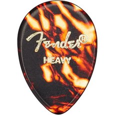 Fender 픽 358 Shape Shell Heavy (12), 1개