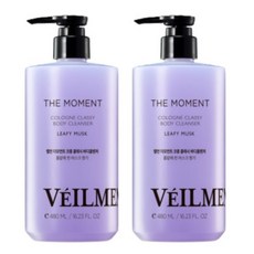 벨먼 더모먼트 코롱바디워시 480ml 머스크향 2개