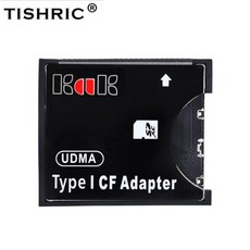 TISHRIC SDI 타입 CF 어댑터 SDHC MMC 표준 컴팩트 플래시 UDMA 메모리 카드 리더 SLR 카메라용 컨버터, 01 CHINA, 1개