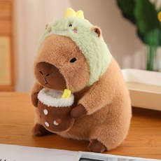 스토리원 7가지 카피바라 인형 동물 봉제 애착 선물 ST-TOY-017, 1개, 공룡, 30cm