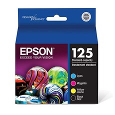 Epson T125120-BCS DURABrite Ultra Black and Color Combo Pack Standard Capacity Cartridge Ink, 본문참고, Color = Color Combo Pack