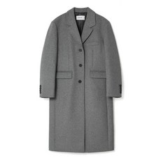 (국내배송) KIIMUIR 키뮤어 (우먼) 서플러스 대디핏 울(WOOL) 싱글 맥시 코트 그레이 (Woman) Surplus Wool Daddy Fit Single Maxi Coa