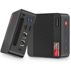 미니 PC Ryzen 7 5700U 8C/16T 최대 4.3Ghz 32GB DDR4 1TB NVMe SSD W 11 프로 컴퓨터 듀얼 2.5G 랜 포트 슬롯 트리플 디스플레이, 6900HX 32GB+1TB
