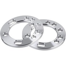 56 러그가 장착된 Dodge Ford Chevy GMC와 호환되는 KSP 12mm 범용 휠 스페이서 CNC 가공 5x135 5x5.5 6x135 6x5.5 SUV 픽업 （12, 2PCS-Silver, 5&6 Lug-12mm, 1개