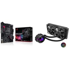 (관부가세별도) ASUS ROG Strix B550-F Gaming (WiFi 6) AMD AM4 Zen 3 Ryzen 5000 & 3rd Gen Ryzen ATX Gaming Motherboard (PC-B088VSTS9H, B550-F (WI-FI) + 240mm Coolero