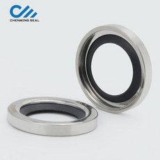 PTFE 립 오일 도장 스테인레스 스틸 하우징 싱글 립 및 듀얼 립 스크류 공기 압축기 예비 부품 32478324710, 1) 32x47x8 CSLBDBK