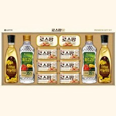 설 명절 거래처 카놀라유 올리고당 로스팜 롯데선물세트 추천 돌잔치 친척, 1개